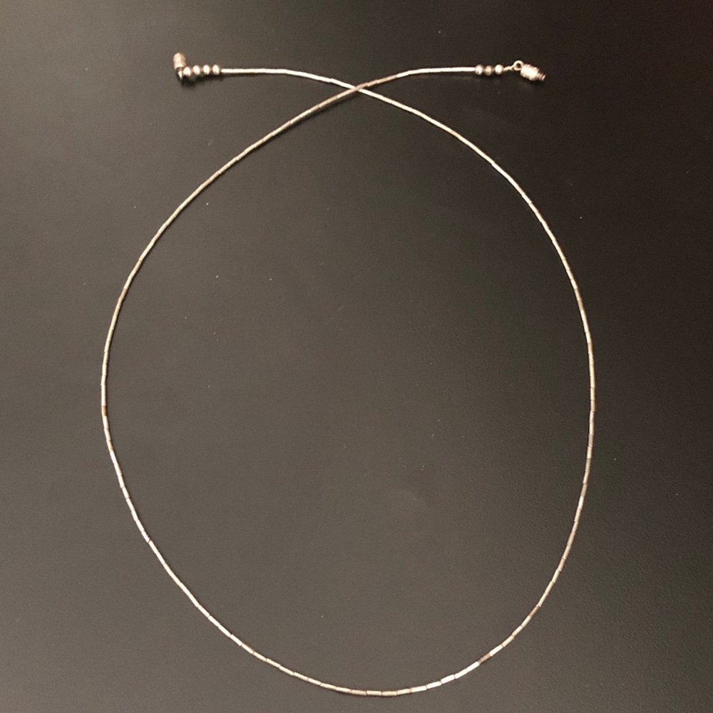 Vintage Liquid Silver Necklace